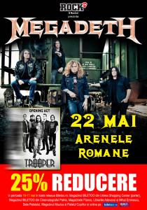 Afis promotie Megadeth