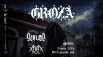 GROZA revine la București pe 9 iunie, alături de Genune și Mauna Sol
